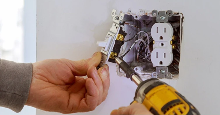 Replacing sockets and switches