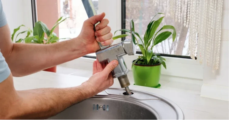 Tap and shower replacement, including installation and leak inspection.